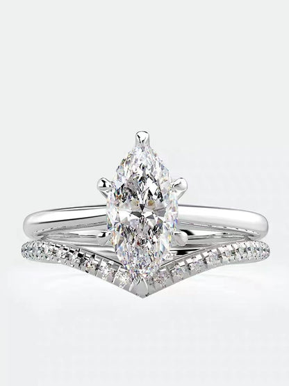 925 Sterling Silver Cubic Zirconia Stackable Rings