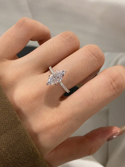 925 Sterling Silver Cubic Zirconia Ring