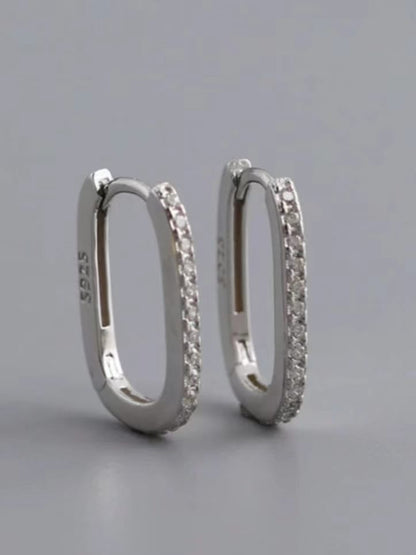 925 Sterling Silver Cubic Zirconia Earrings