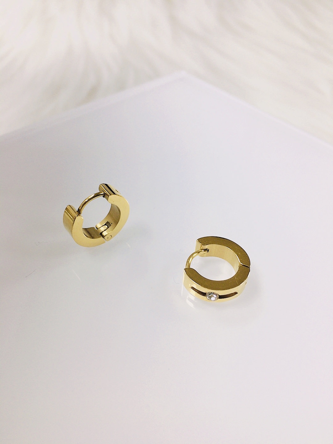 Gold Plated Small Hoop Earrings
