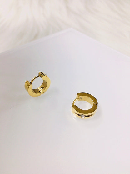 Gold Plated Small Hoop Earrings