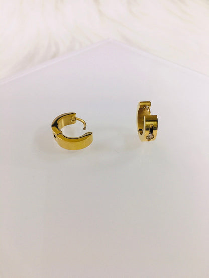 Gold Plated Small Hoop Earrings