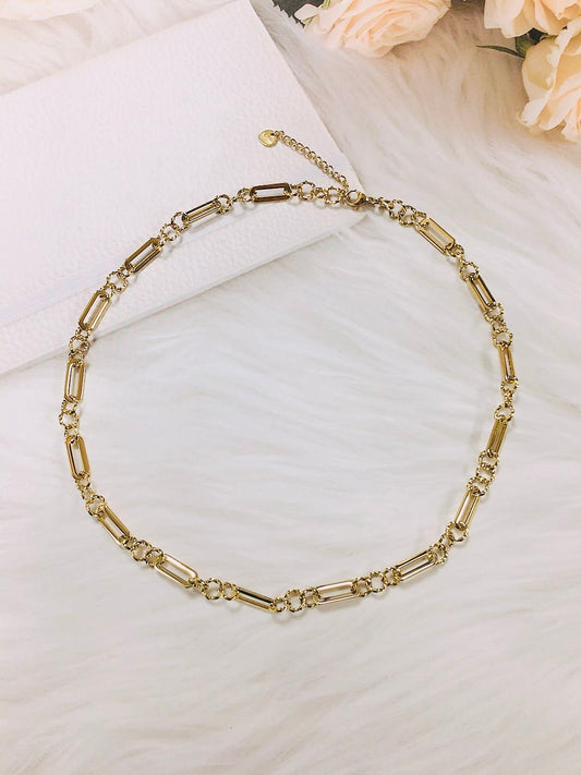 Gold Plated Chain Necklace