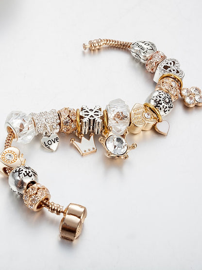 Gold Charm Bracelet