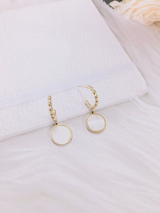 Gold Plated Drop Earrings