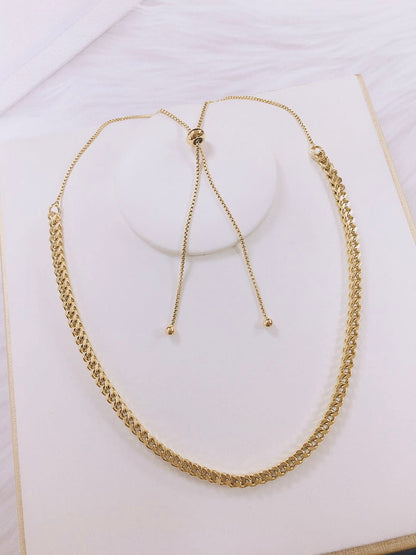Gold Plated Chain Necklace