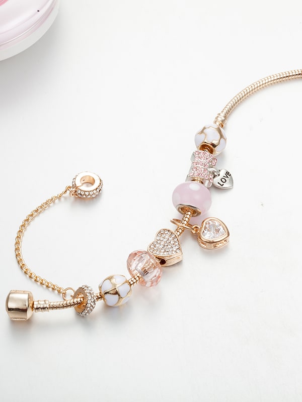 Gold Charm Bracelet