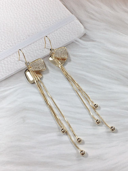 Cubic Zirconia Drop Earrings