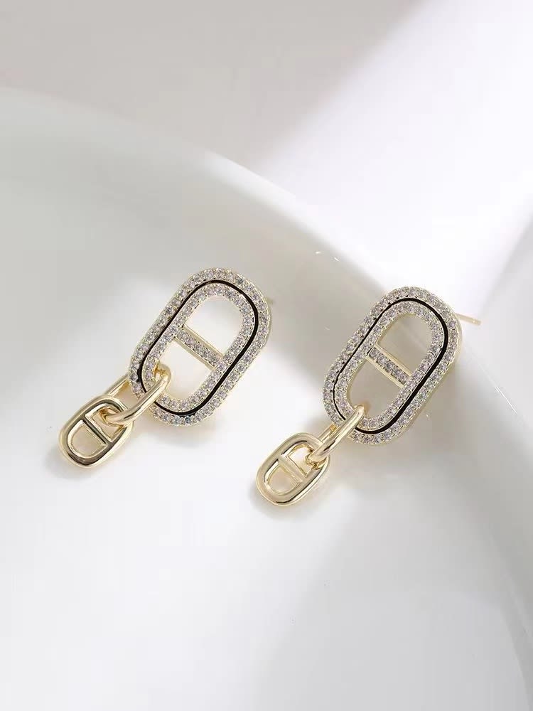 Cubic Zirconia Drop Earrings