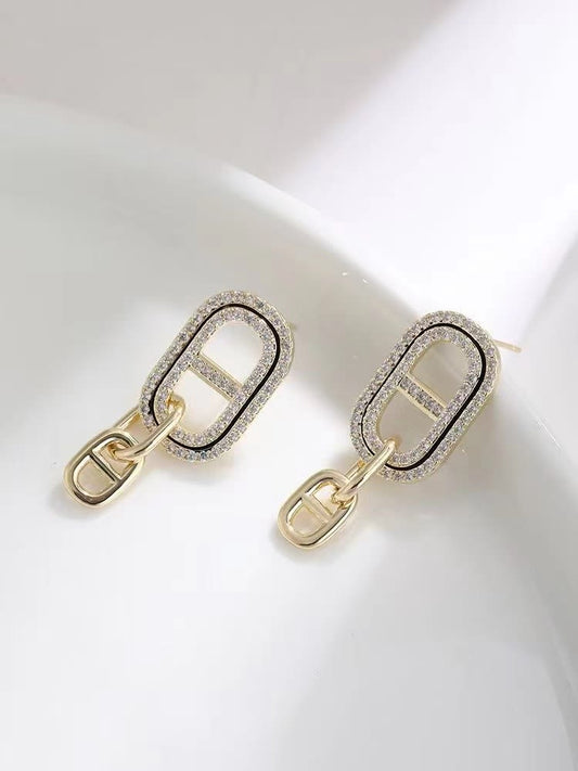 Cubic Zirconia Drop Earrings