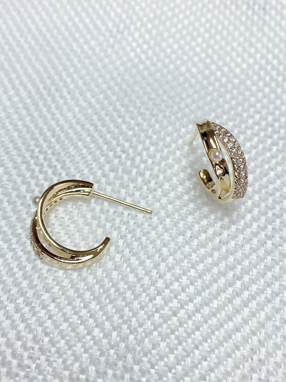 Cubic Zirconia Stud Earrings