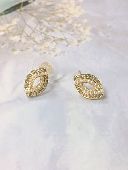 Cubic Zirconia Dainty Stud Earrings