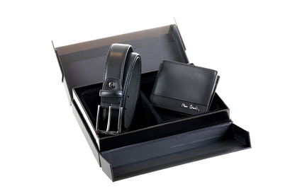 Pierre Cardin Men Wallet & Belt Set