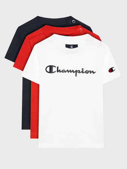 CHAMPION Boys T-Shirt Pack Of 3