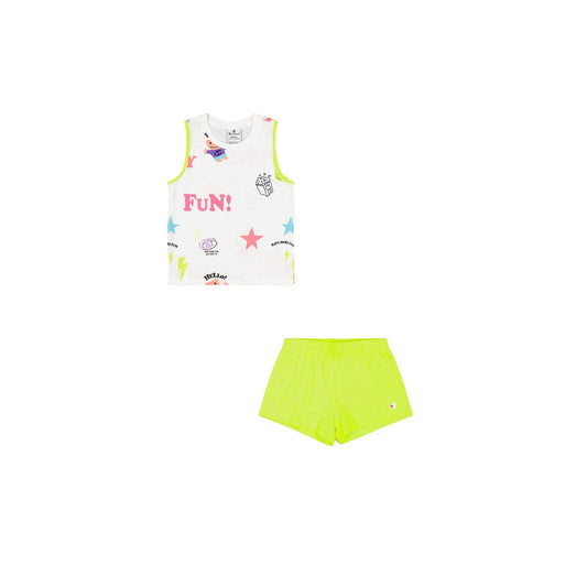 CHAMPION Girls Top and Shorts Set
