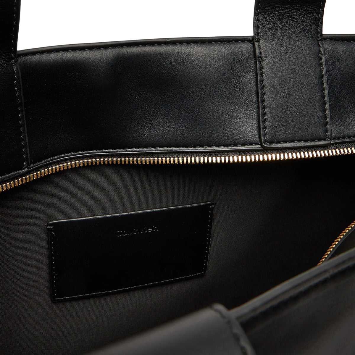 CALVIN KLEIN Embossed Monogram Logo Tote Bag
