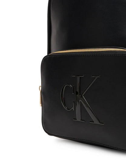 CALVIN KLEIN Embossed Monogram Logo Backpack