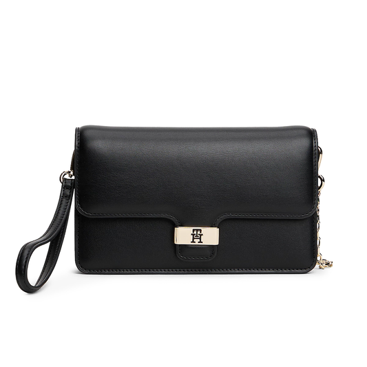 TOMMY HILFIGER Heritage TH Monogram Plaque Clutch