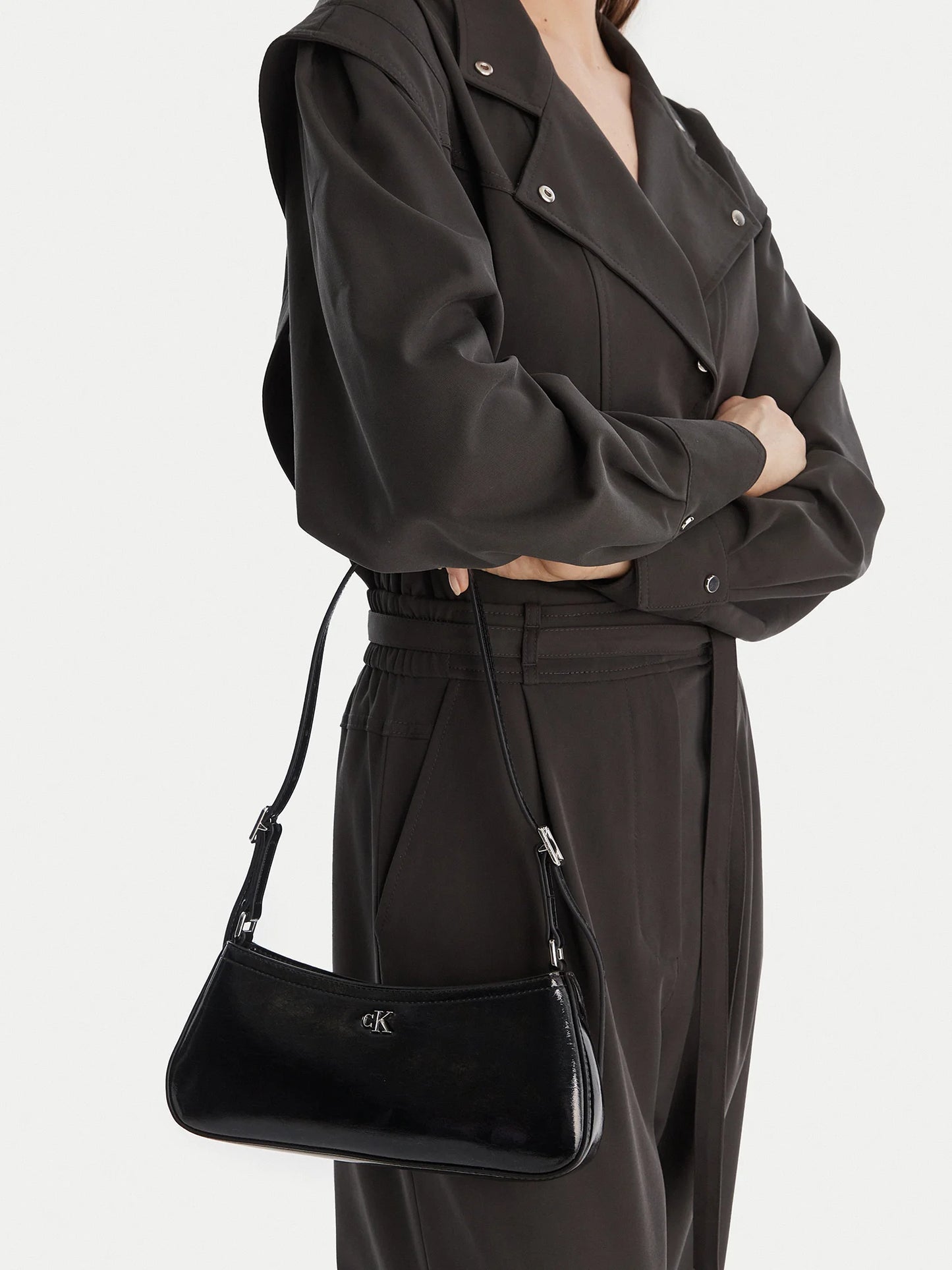 CALVIN KLEIN Women CK Metallic Small Shoulder Bag