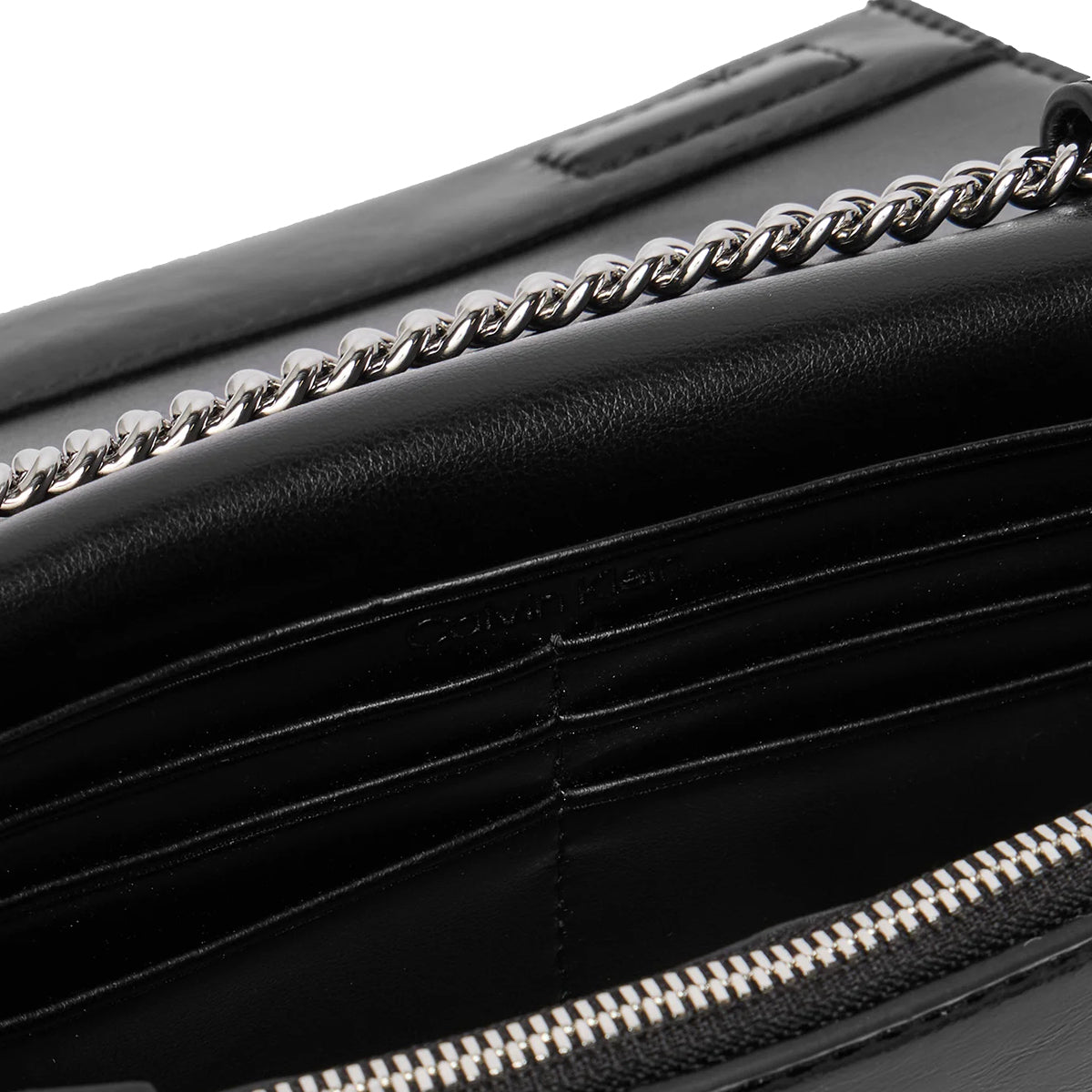 CALVIN KLEIN Women CK Metallic Wallet on Chain