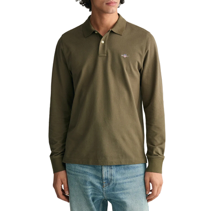 GANT Men Reg Shield Ls Pique Polo