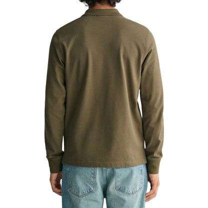 GANT Men Reg Shield Ls Pique Polo