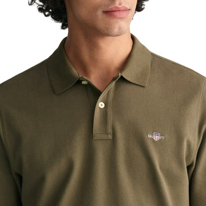 GANT Men Reg Shield Ls Pique Polo