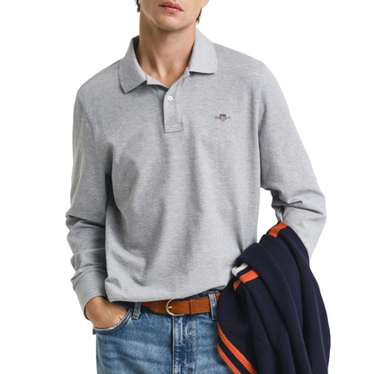 GANT Men Reg Shield Ls Pique Polo