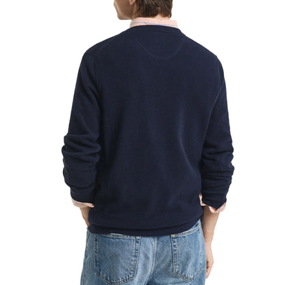 GANT Men Cotton Piqué Crew Neck Sweater