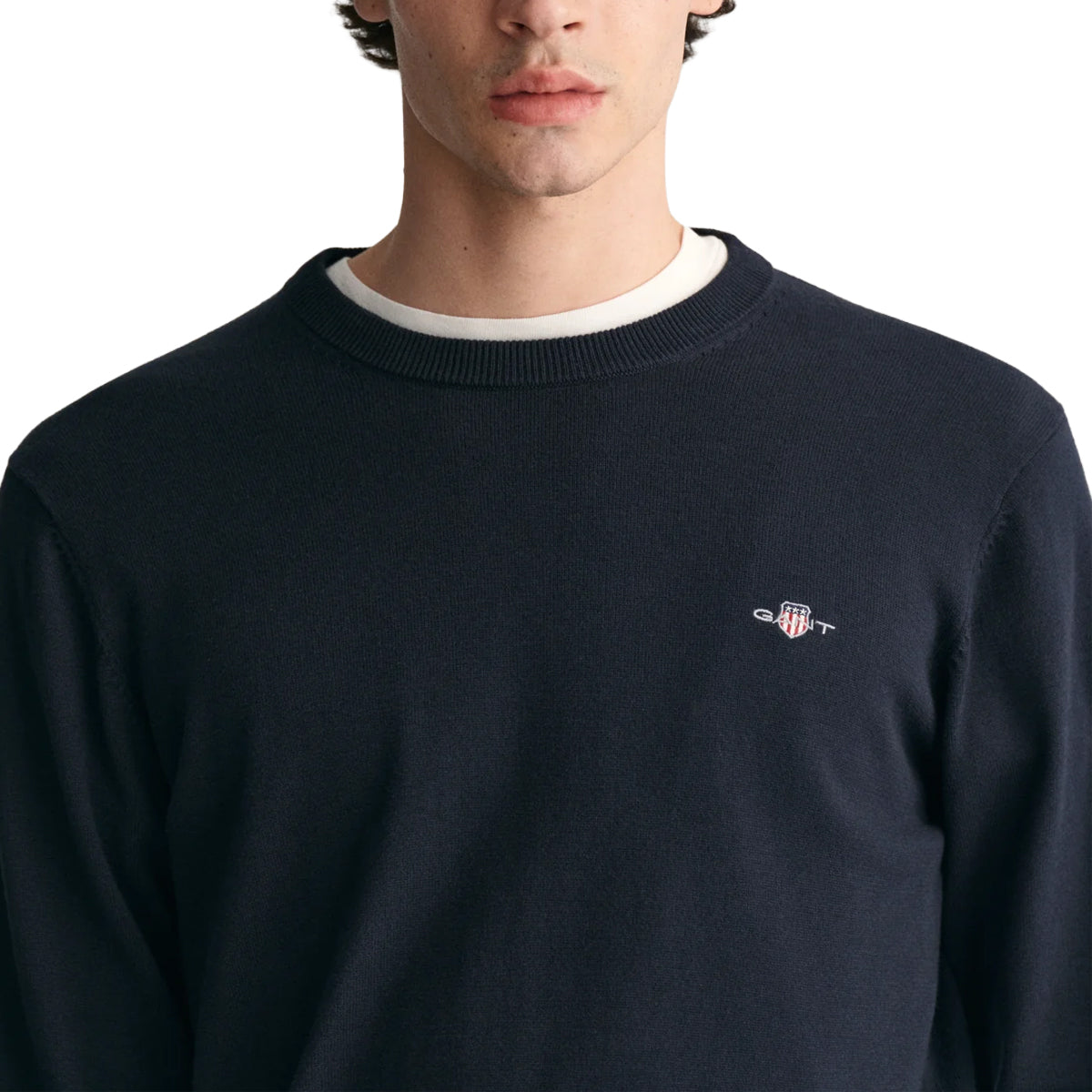 GANT Men Classic Cotton C-Neck