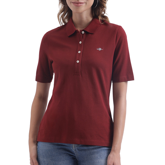 GANT Women Slim Shield Ss Pique Polo