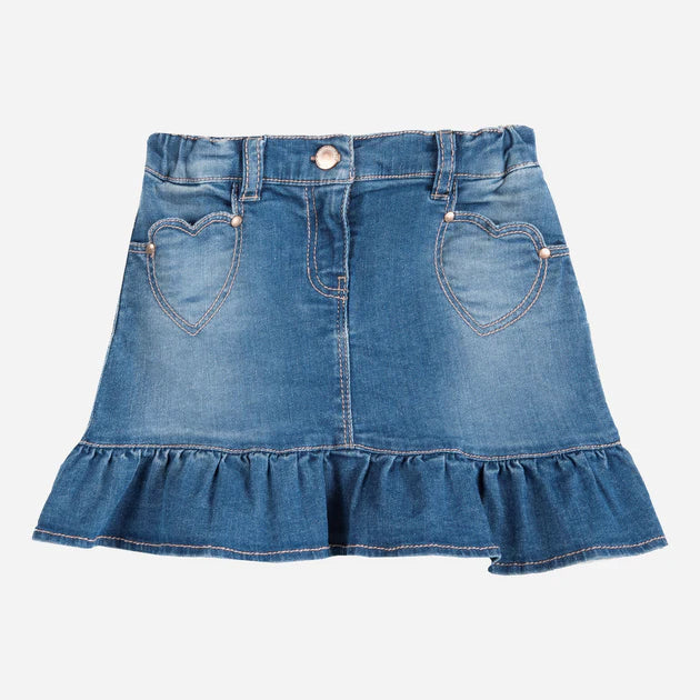 CHICCO Girls Denim Skirt