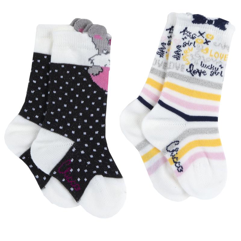 CHICCO Girls Set of 2 Socks