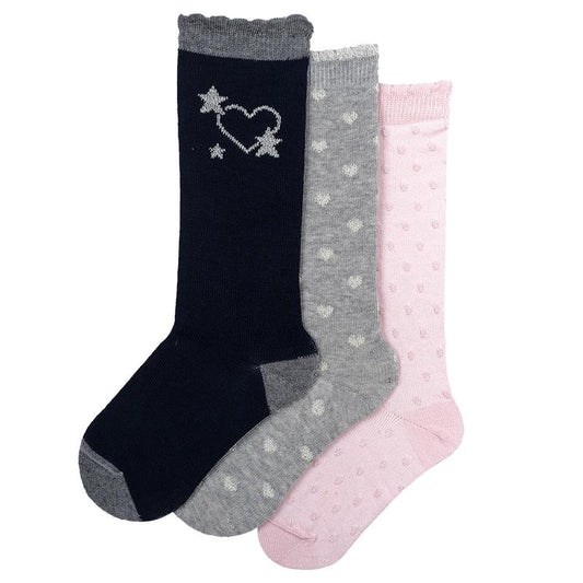 CHICCO Girls Set of 3 Socks