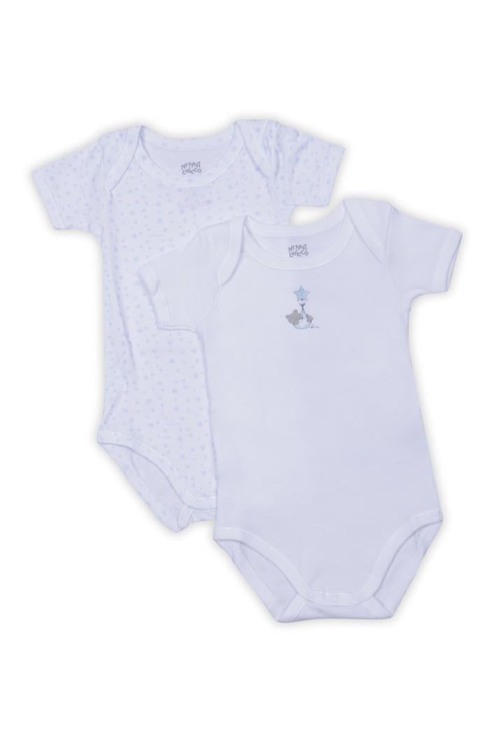 CHICCO Set of 2 Purple Bodysuits