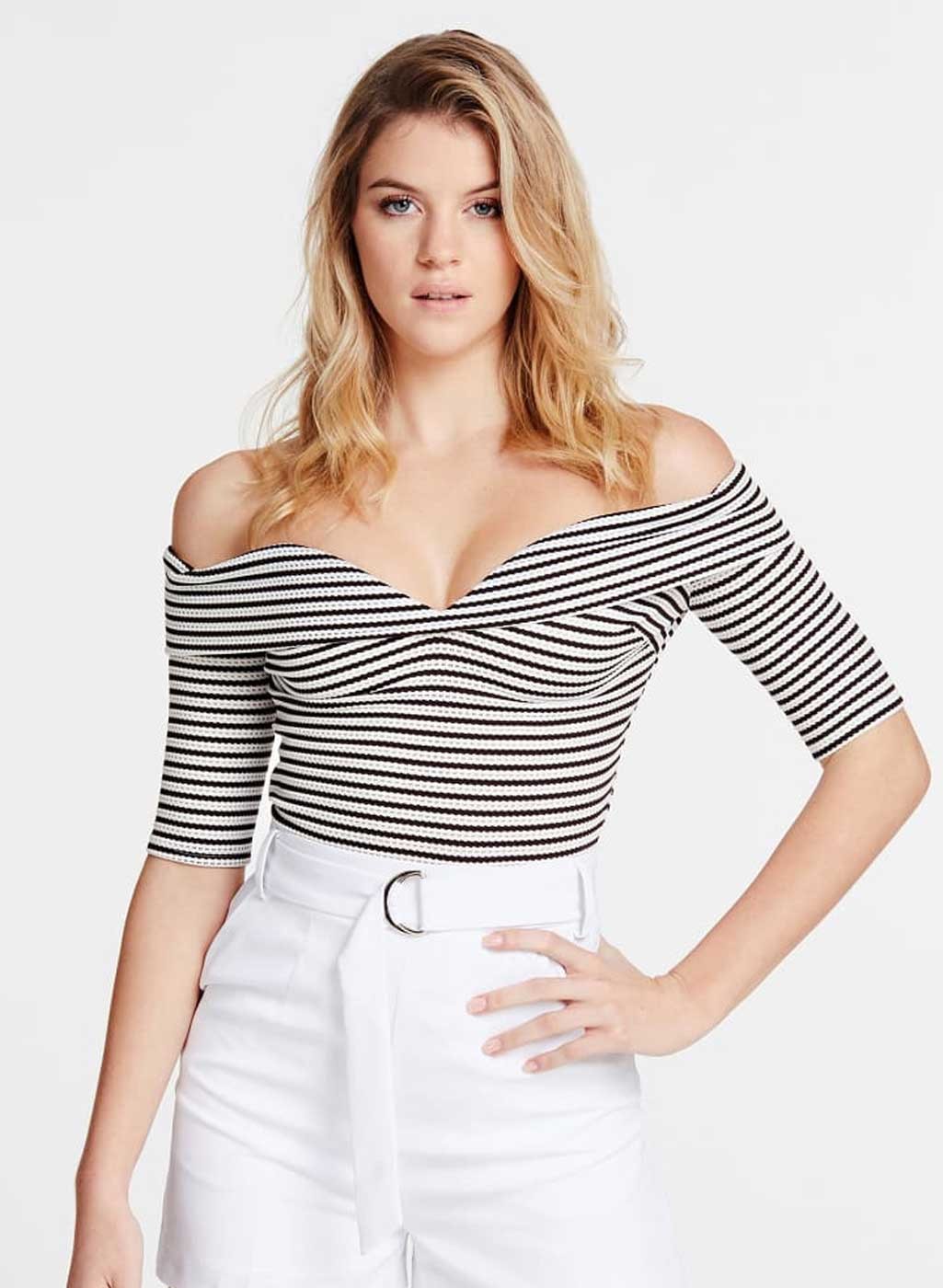 GUESS Women Off Shoulder Top